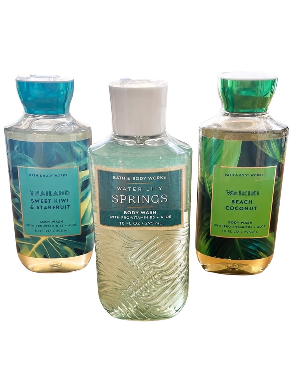 Water Lily Springs, Thailand Sweet Kiki & Starfruit, & Waikiki Beach Coconut-NWT